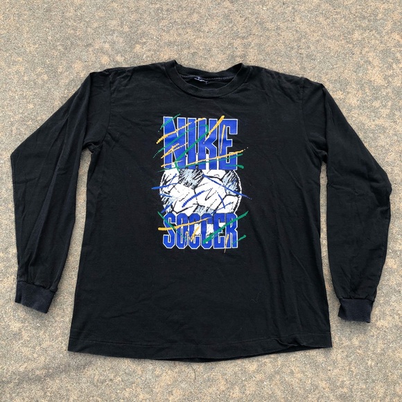 Nike Other - Vintage Gray Tag Nike Soccer Long Sleeve